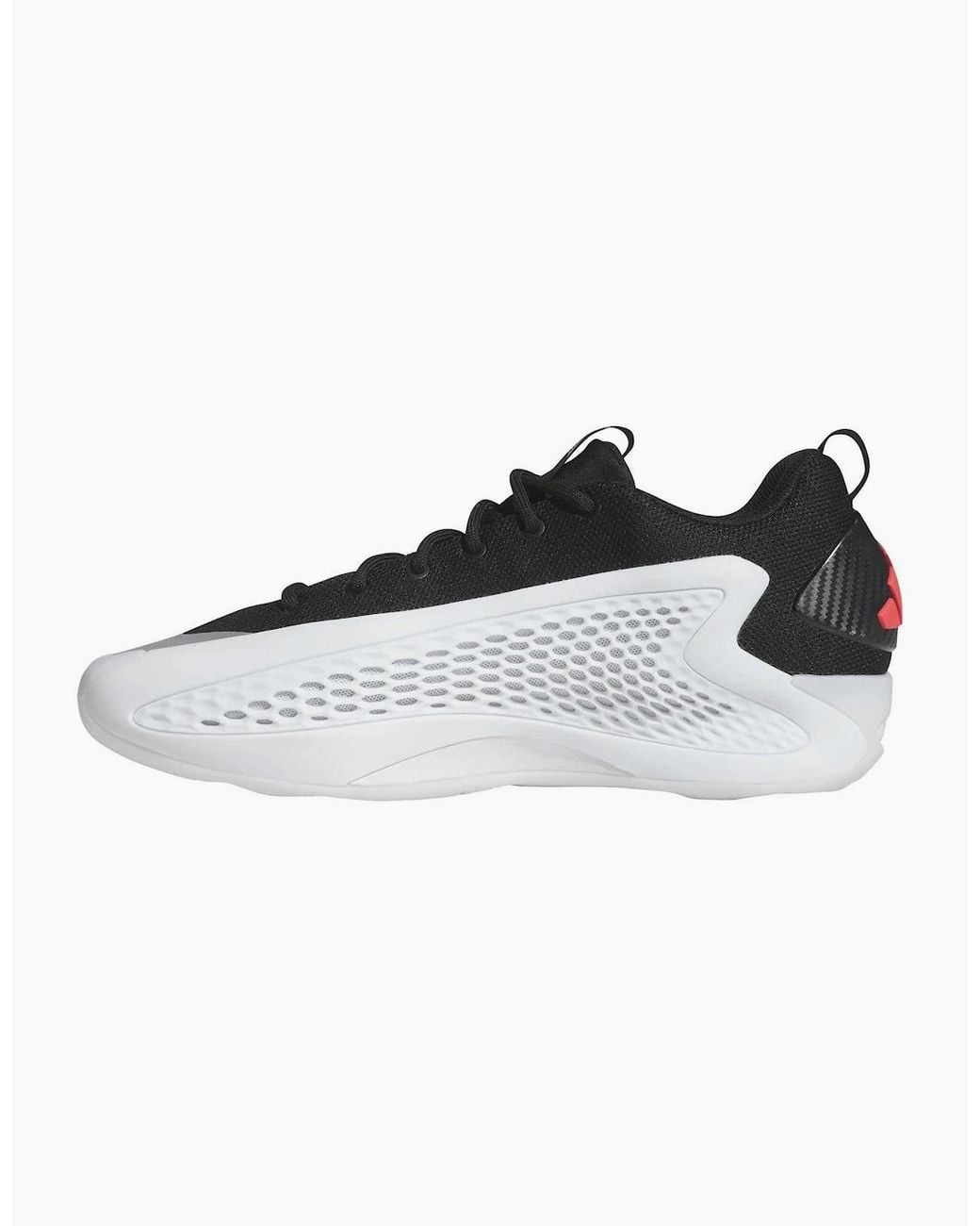 Adidas Black Anthony Edwards Textured Lace Up Road Sneakers for men