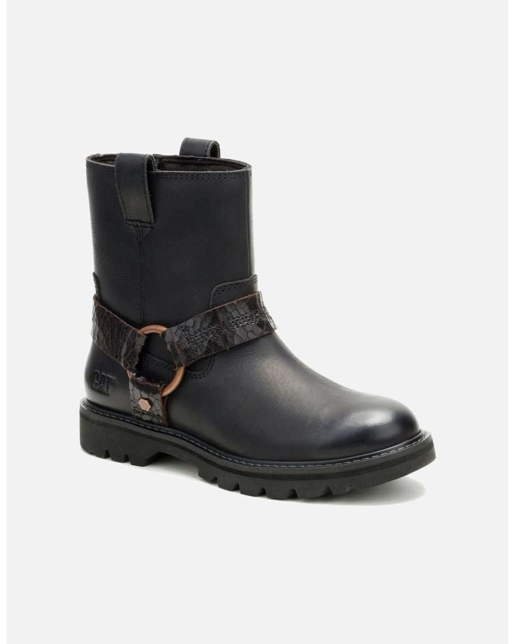Caterpillar Black Grader Harness P312310 Leather Boots