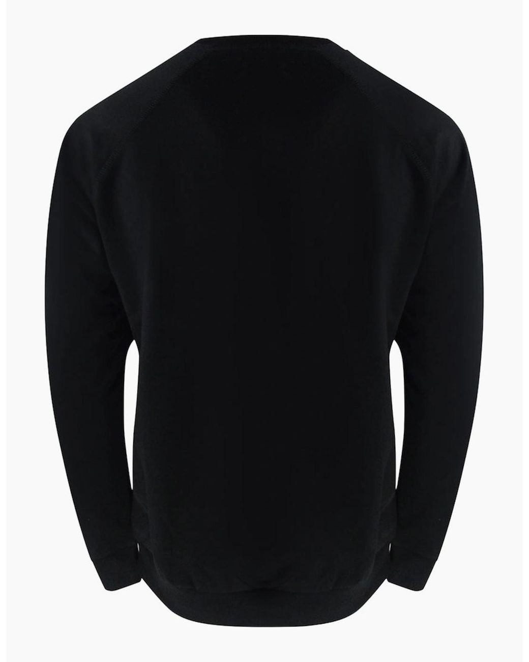 Aquascutum Black London Logo Crewneck Tracksuit Pants Set for men