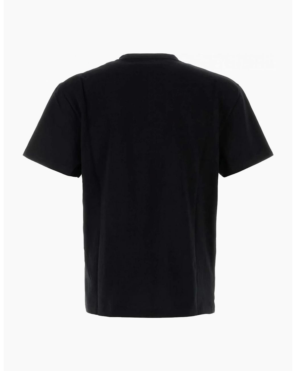 McQueen Black Mcqueen Flock T-Shirt for men