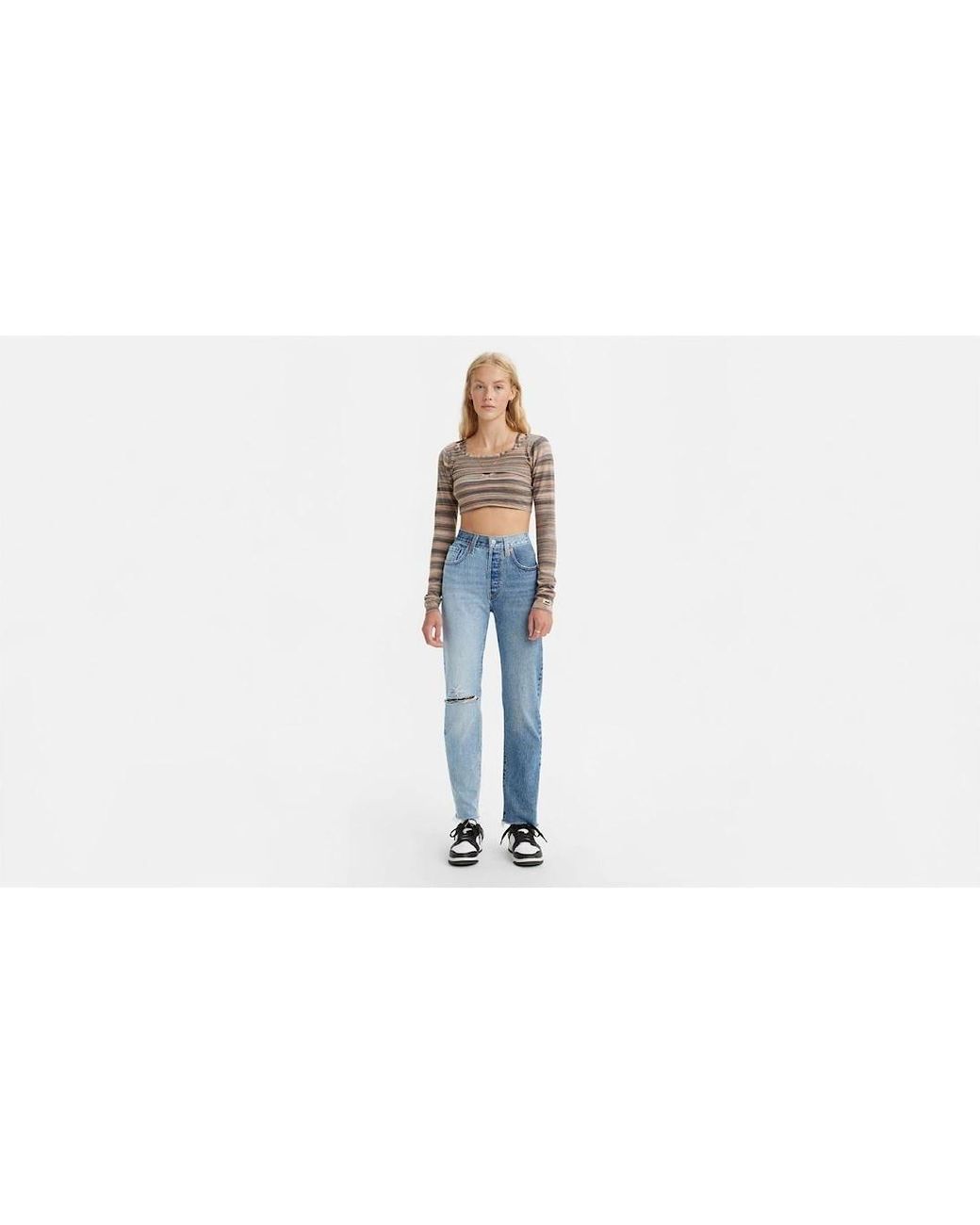 Levi's Blue 501 Original Two Tone Jeans