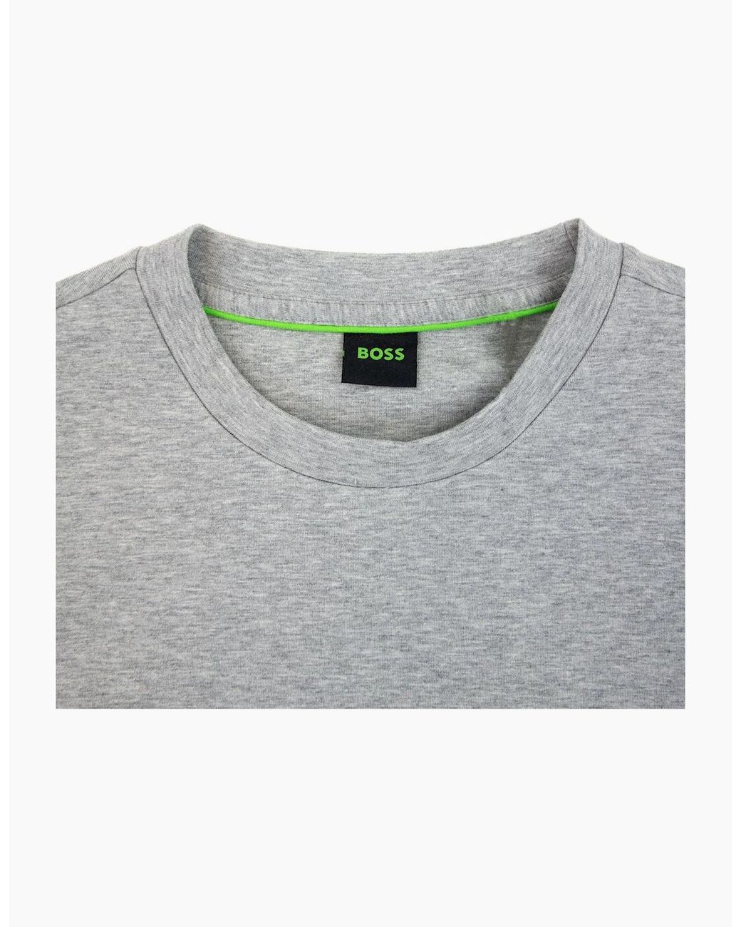 Boss Gray Salbo 1 Contrast Logo Relax Fit Sweatshirt 059 for men