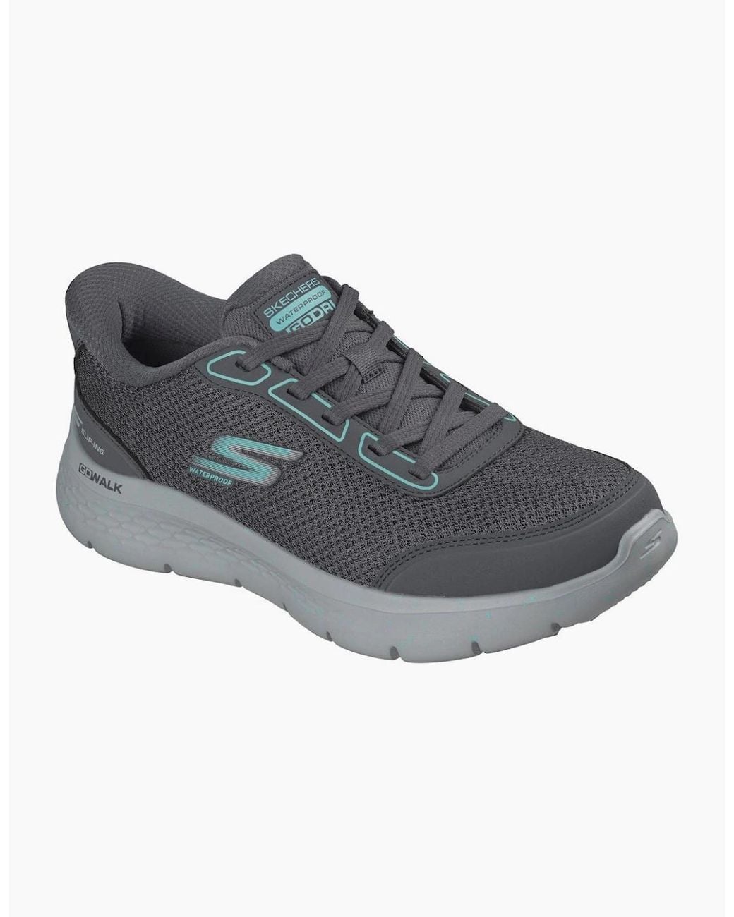 Skechers Go Walk Gray Go Walk Flex Mabel Trainers