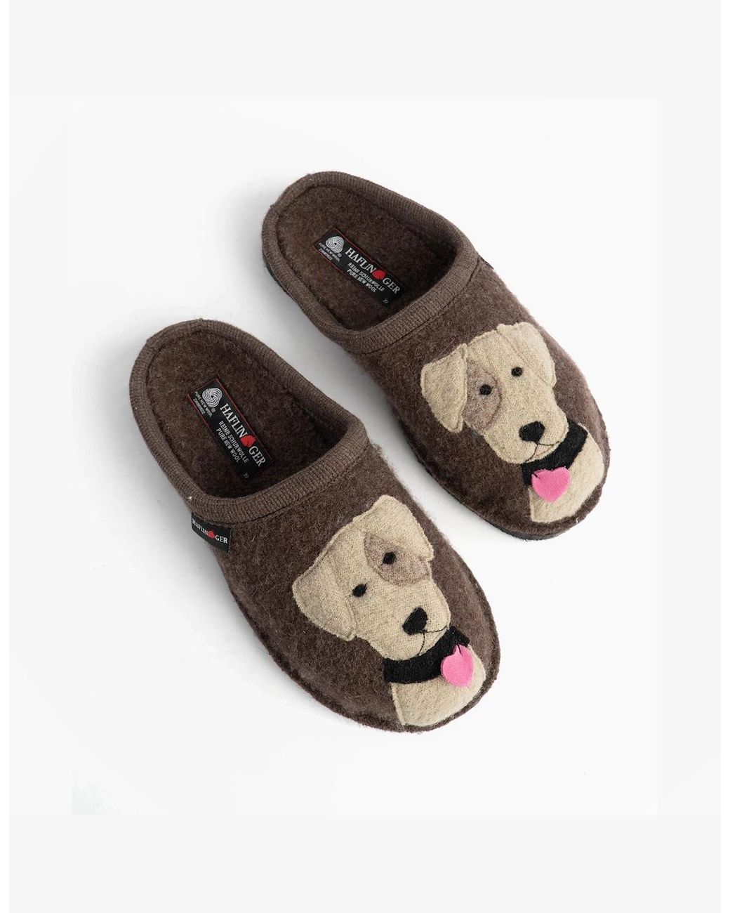 Haflinger Black Rudi Slippers