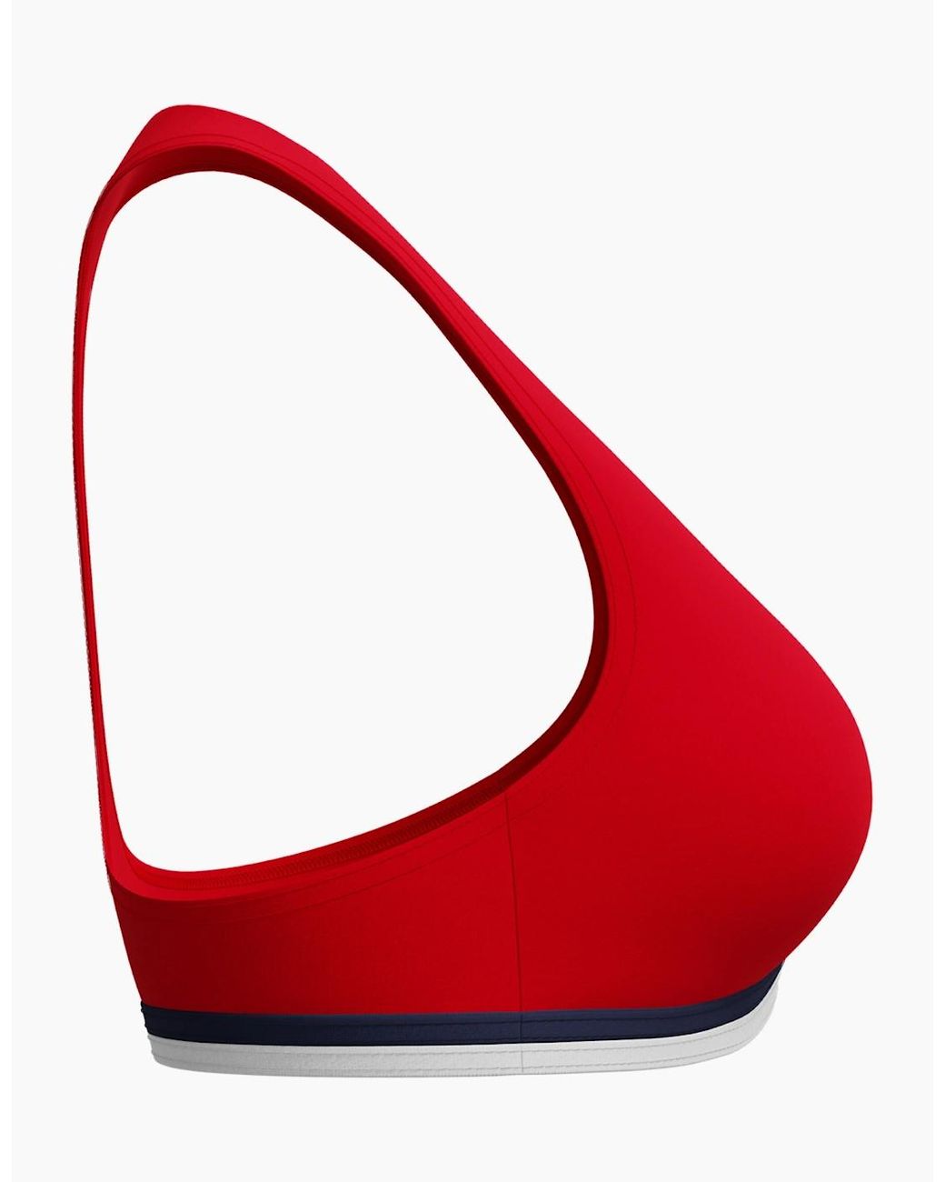 Speedo Red Ladies Racerback Bikini Top