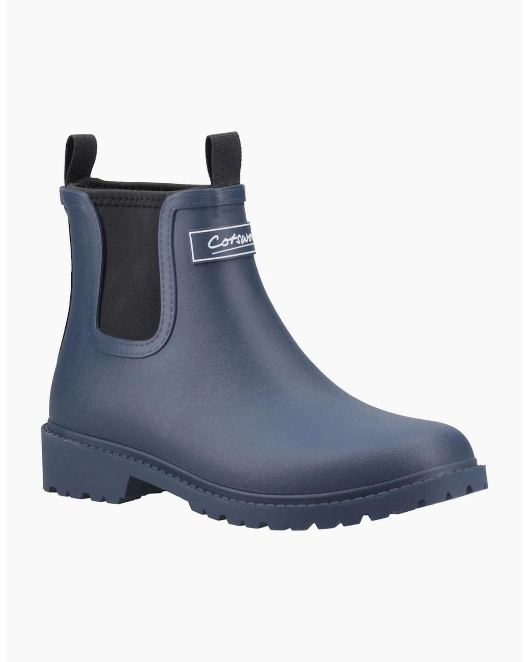 Cotswold Blue Barton Rubber Wellington Boots