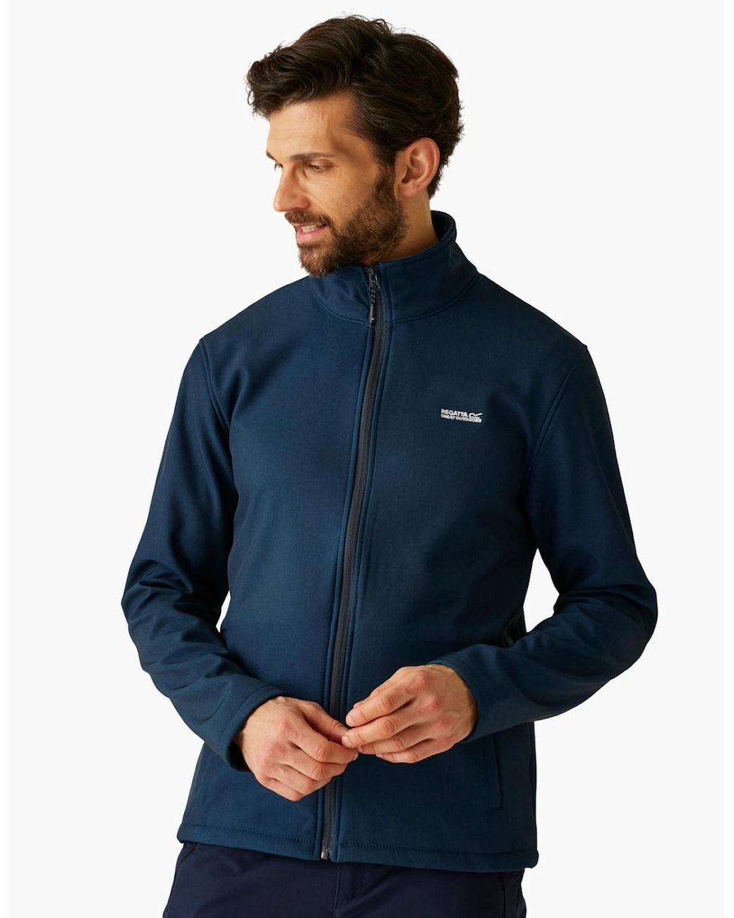Regatta Black Cera V Wind Resistant Soft Shell Jacket for men