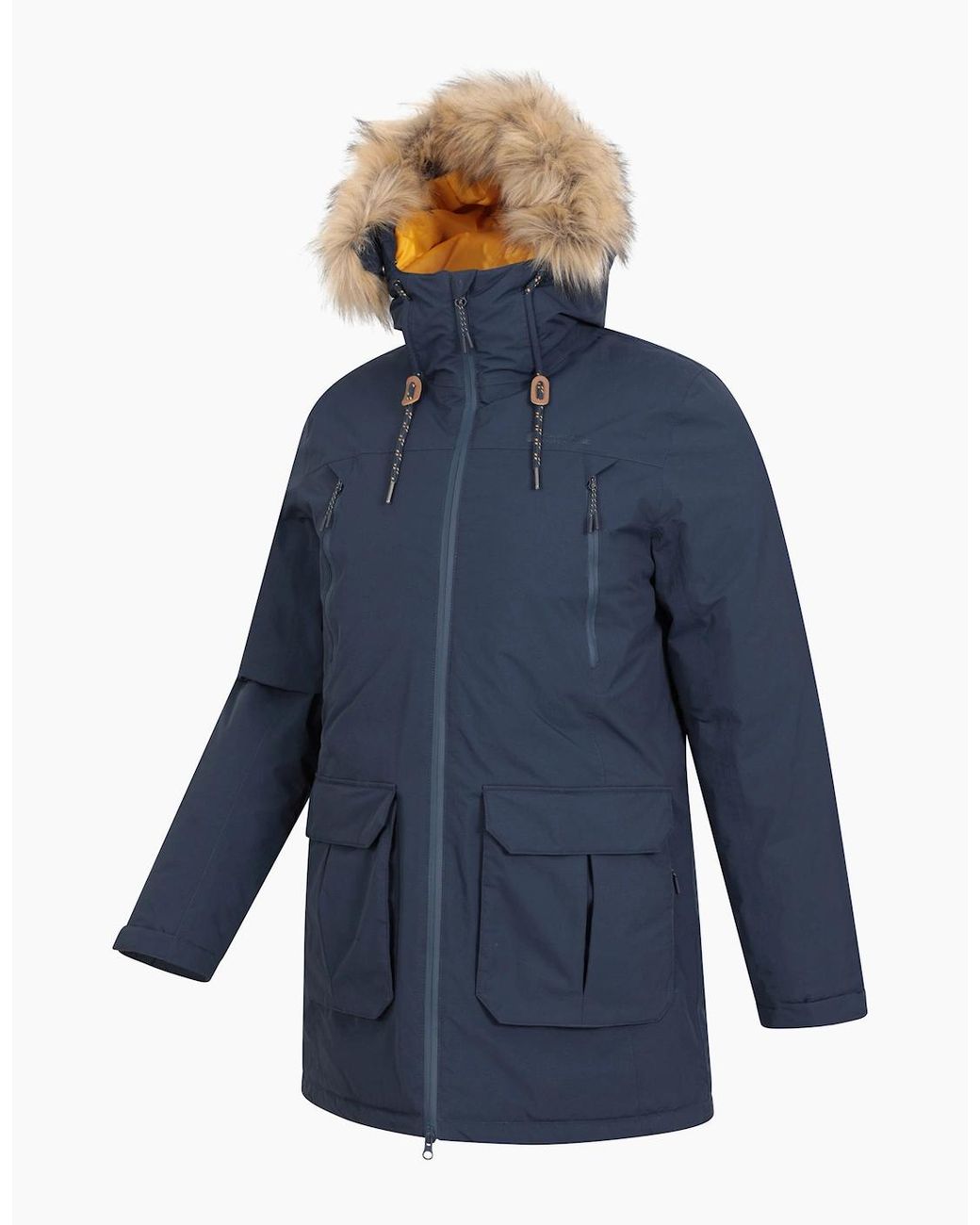 Mountain Warehouse Blue Traverse Hybrid Waterproof Jacket for men