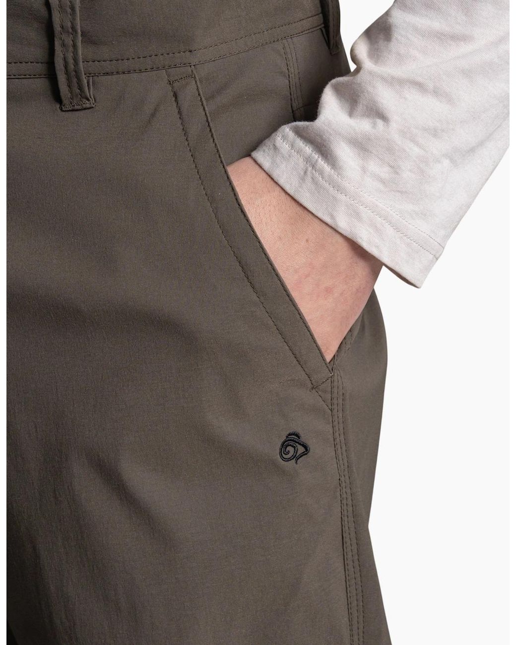 Craghoppers Gray Brisk Pro Quick Dry Trousers for men