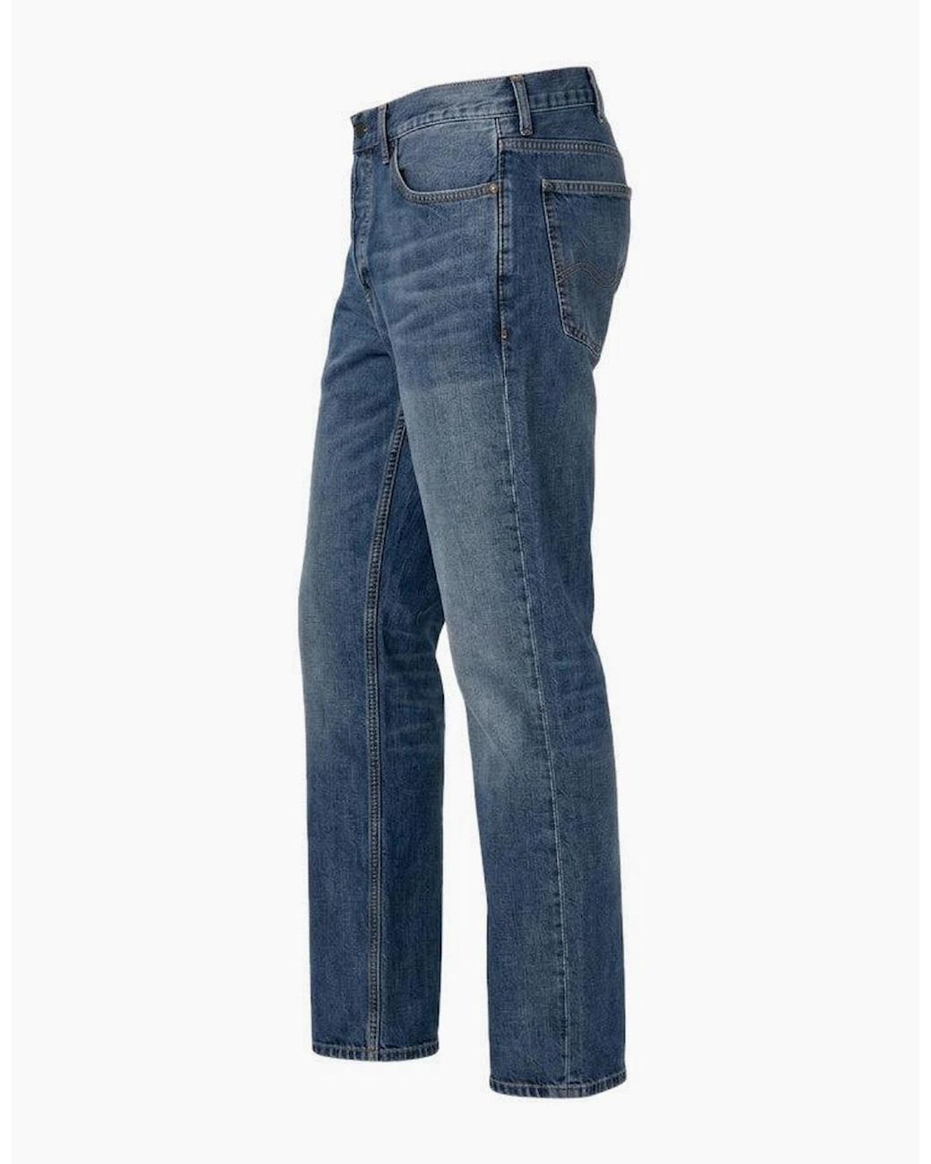 Carhartt Blue Marlow Pant Edgewood Denim Dark Used Wash for men