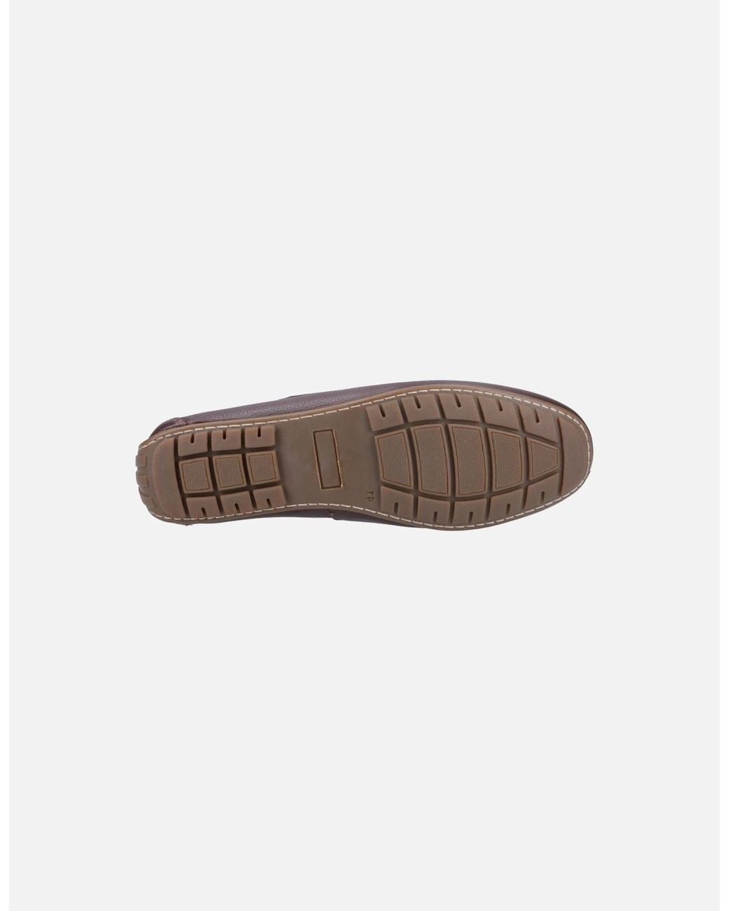 Hush Puppies Brown Ralph Slip On Shoe for men