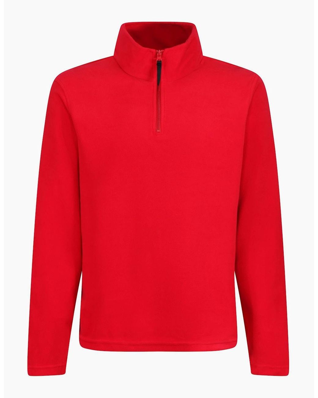 Regatta Red Professional Micro Zip Neck Fleece Top for men