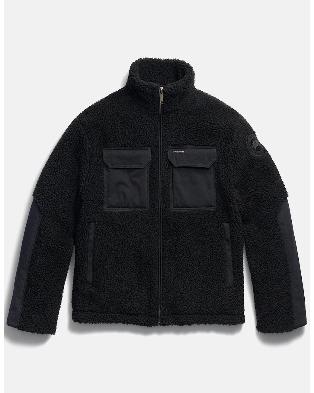 Canada Goose Black Harrier Fleece Jacket for men