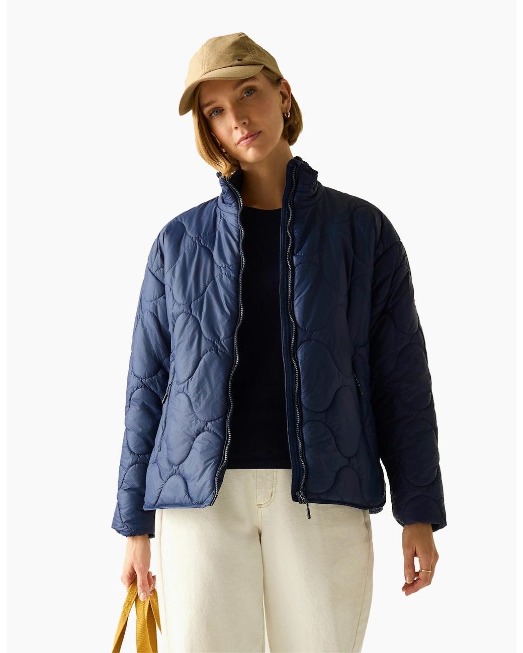 Regatta Blue Ladies Carlotte Quilted Padded Jacket