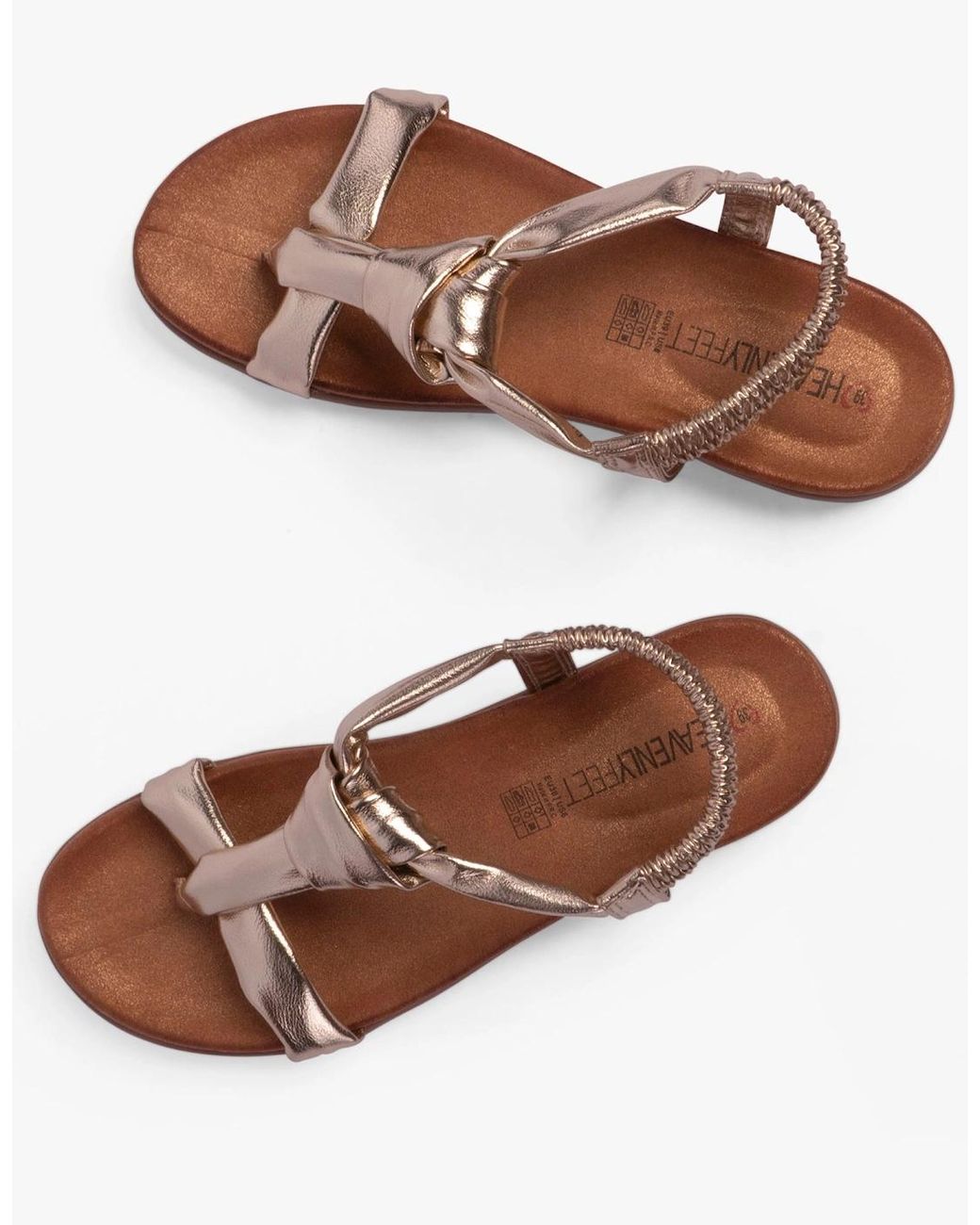 Heavenly Feet Brown Buttercup Sandals