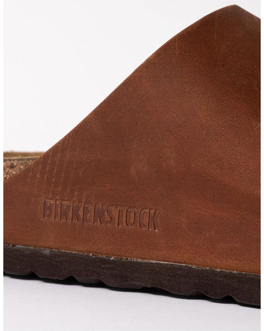 Birkenstock Arizona Brown Oiled Natural Leather Sandals