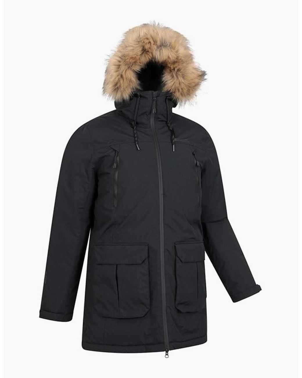 Mountain Warehouse Blue Traverse Hybrid Waterproof Jacket for men