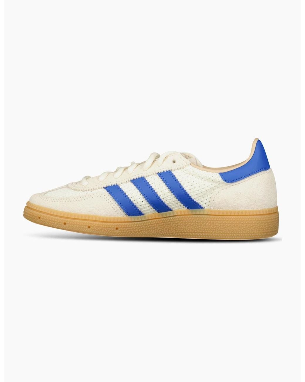 Adidas Blue Originals Handball Spezial Mesh And Suede Trainers