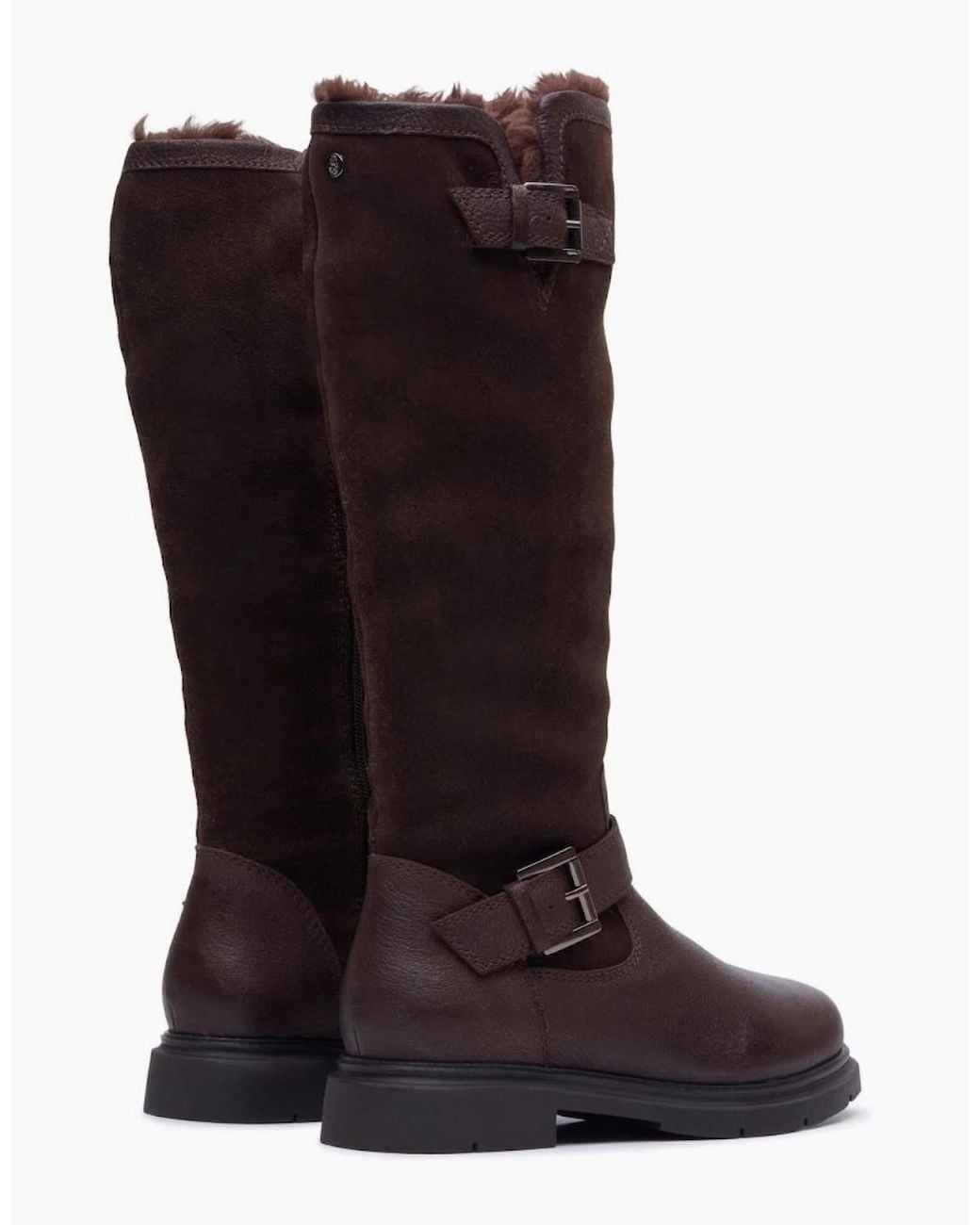 Hush Puppies Brown Cressida Knee High Boots