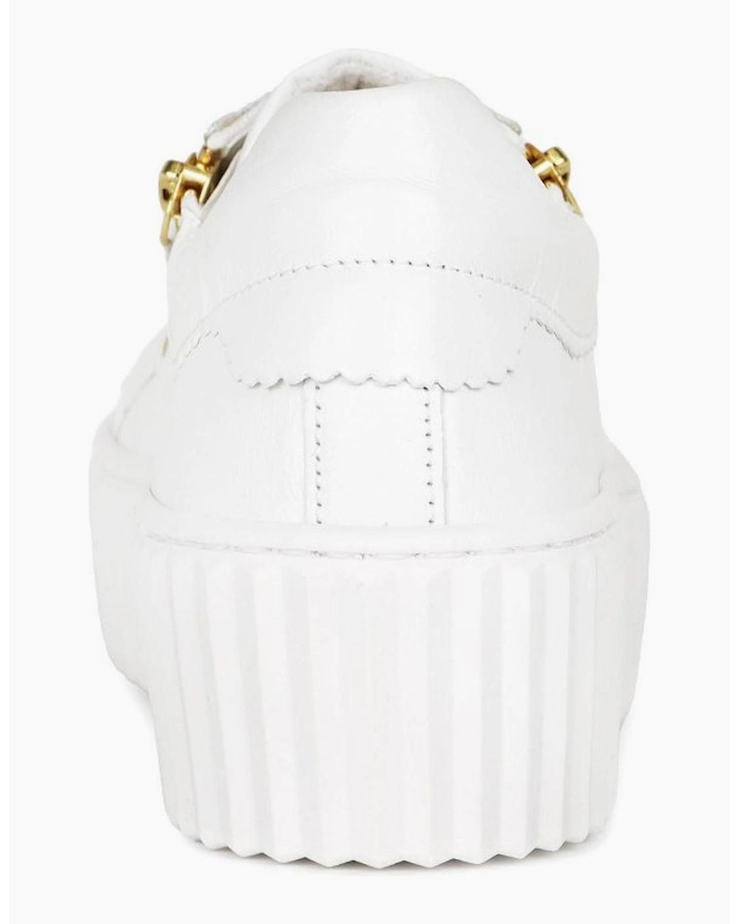 Gabor White Dotcom Trainers