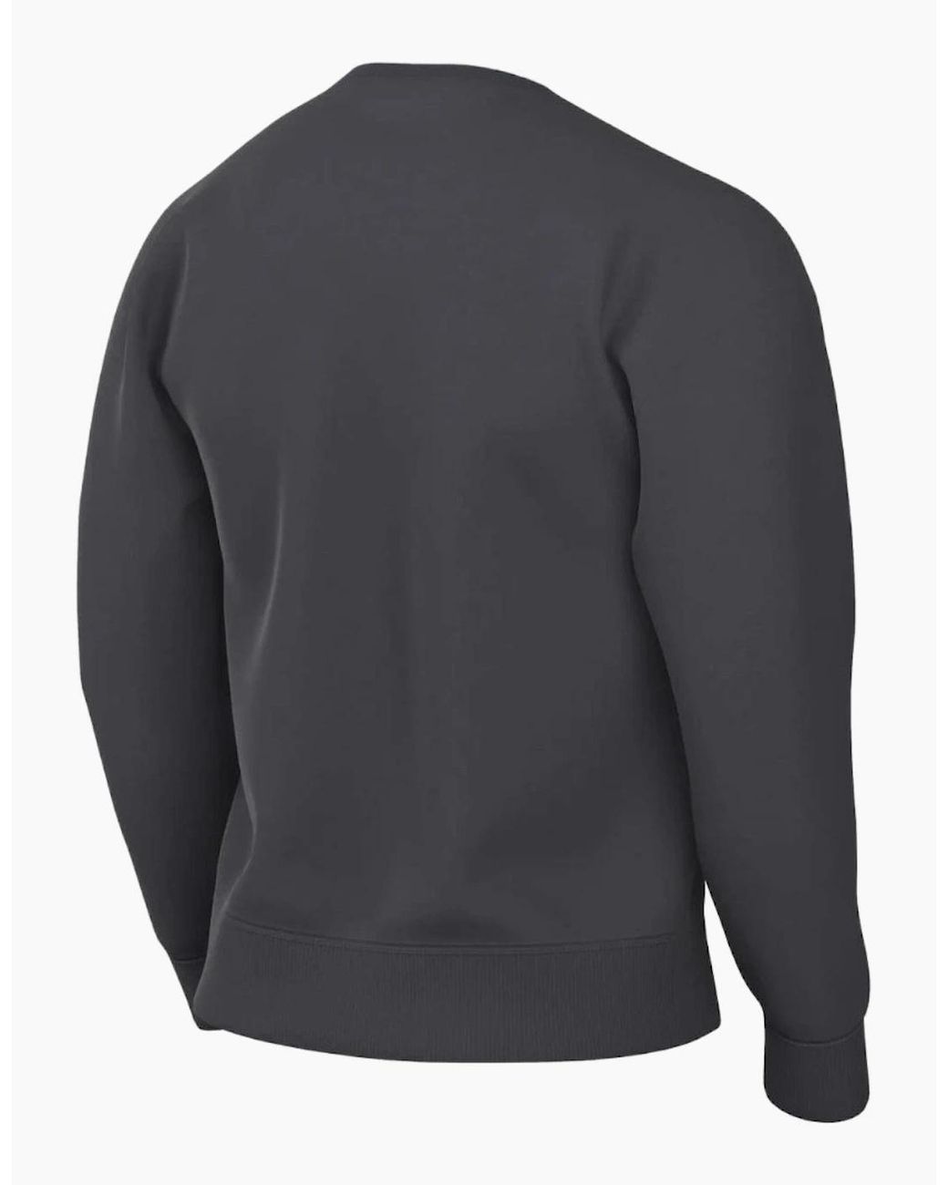Nike Gray Air Crew Neck Fleece Dark Sweatshirt for men
