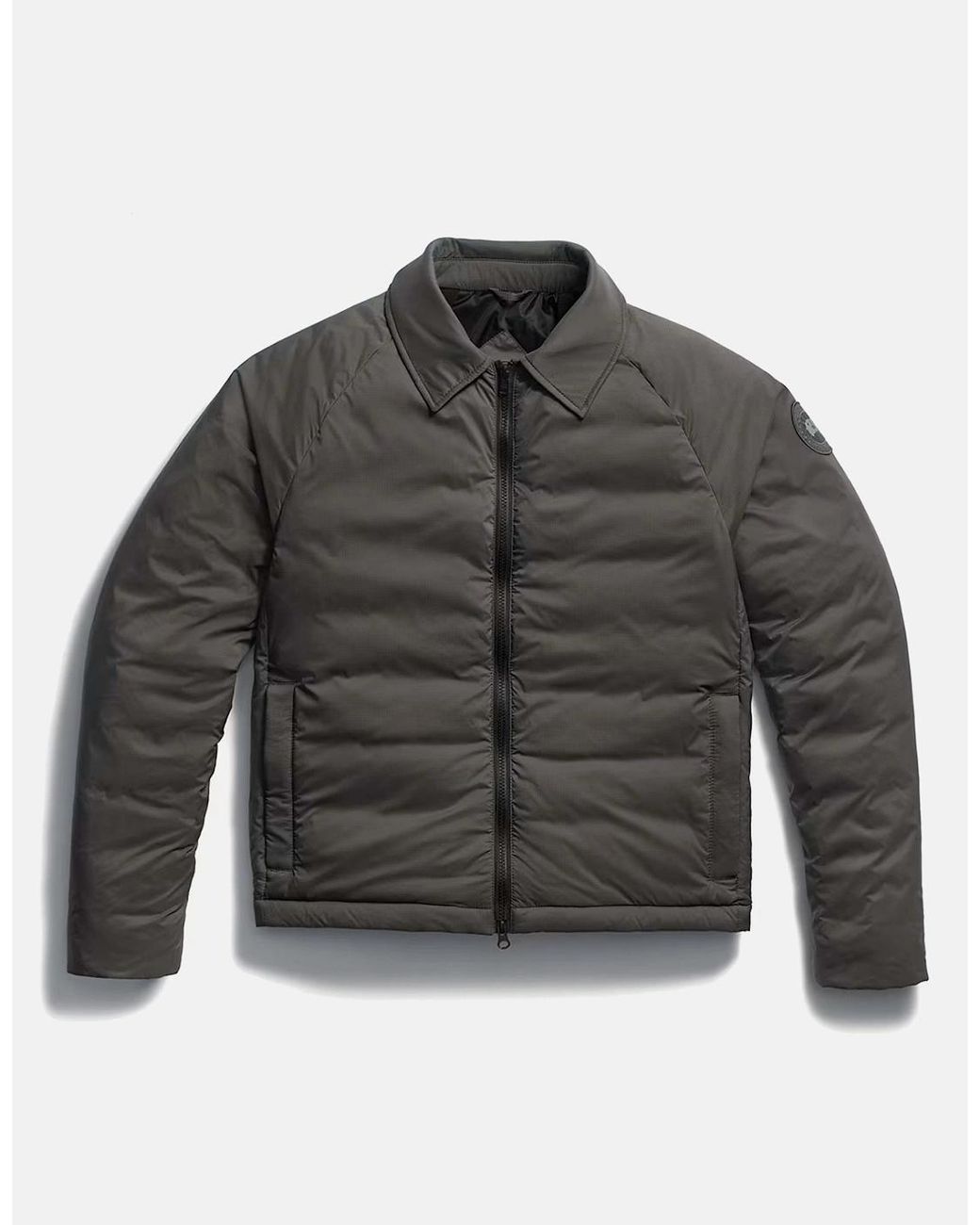 Canada Goose Gray Lodge Track Jacket Khaki for men