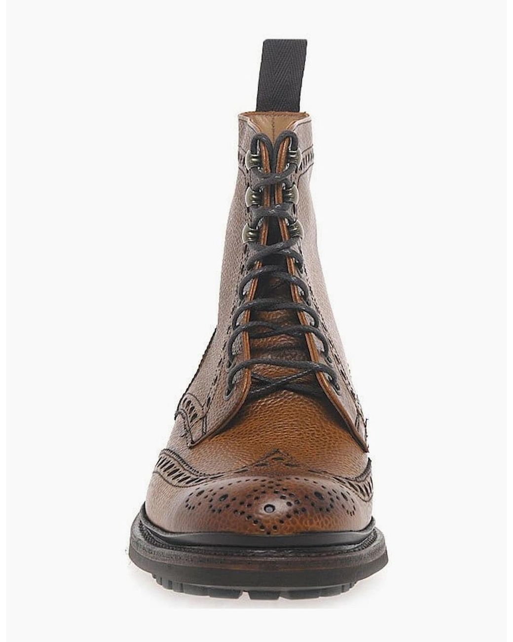 Cheaney Brown Tweed Formal Lace Up Boots for men