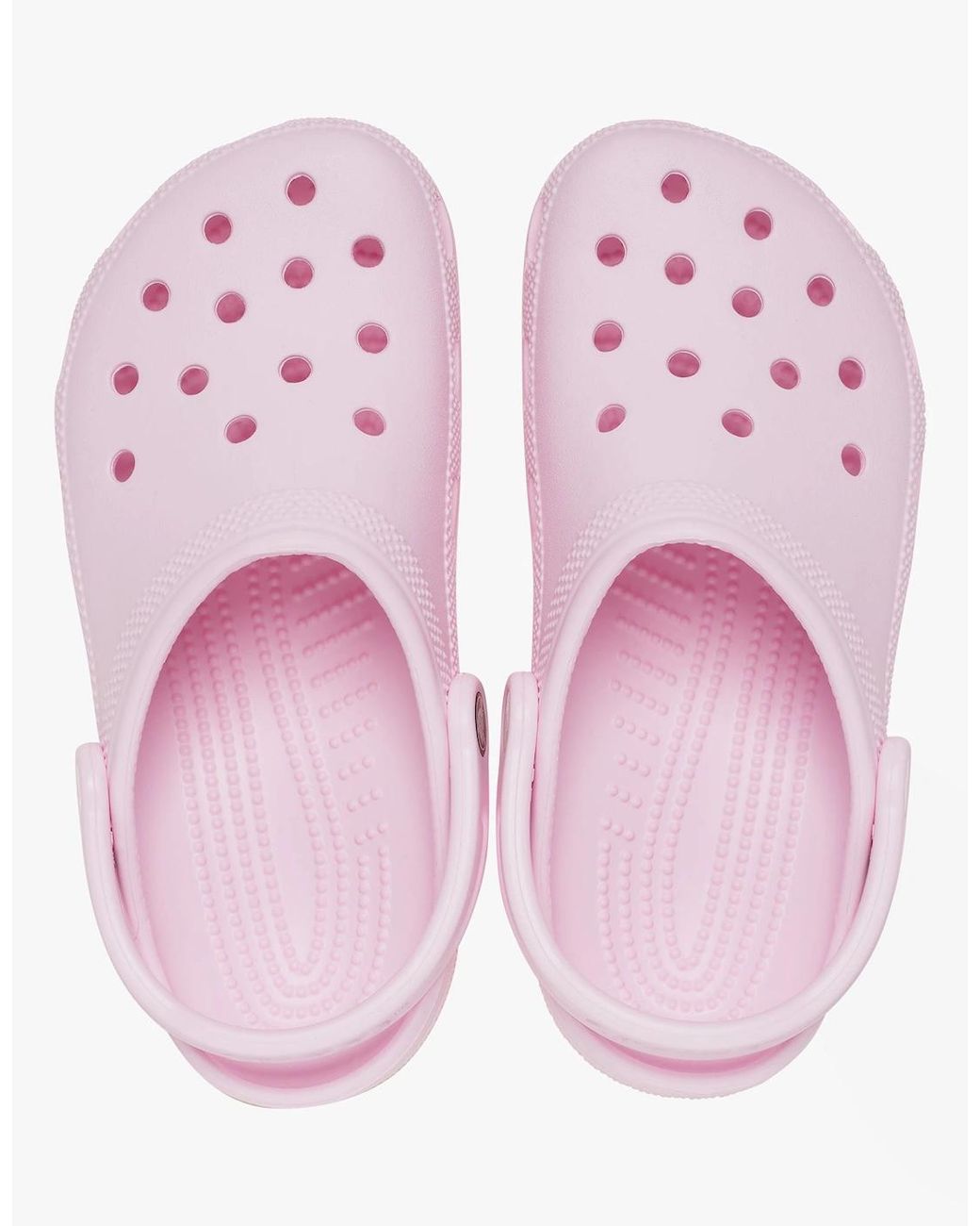 CROCSTM Pink Classic Clogs Milk