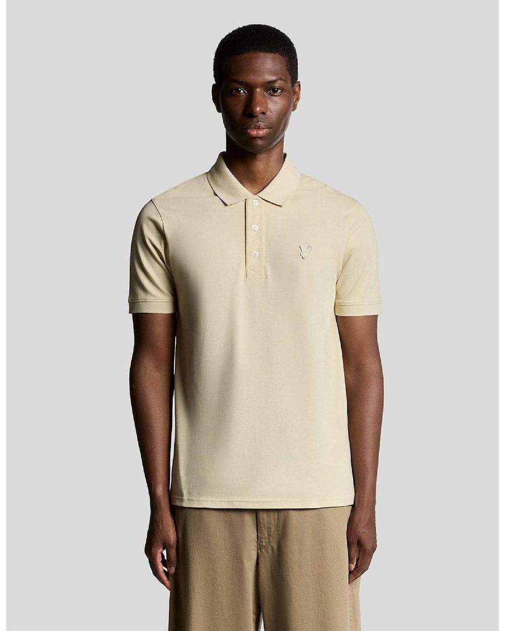 Lyle & Scott Natural Polo Shirt for men