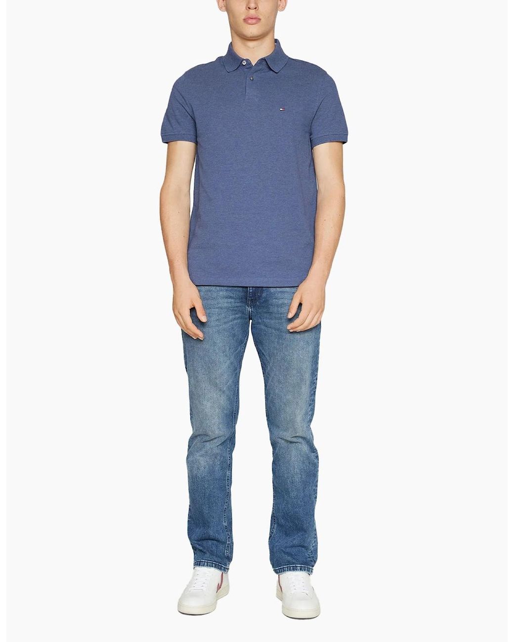Tommy Hilfiger Blue Polo Shirts Golf Top
