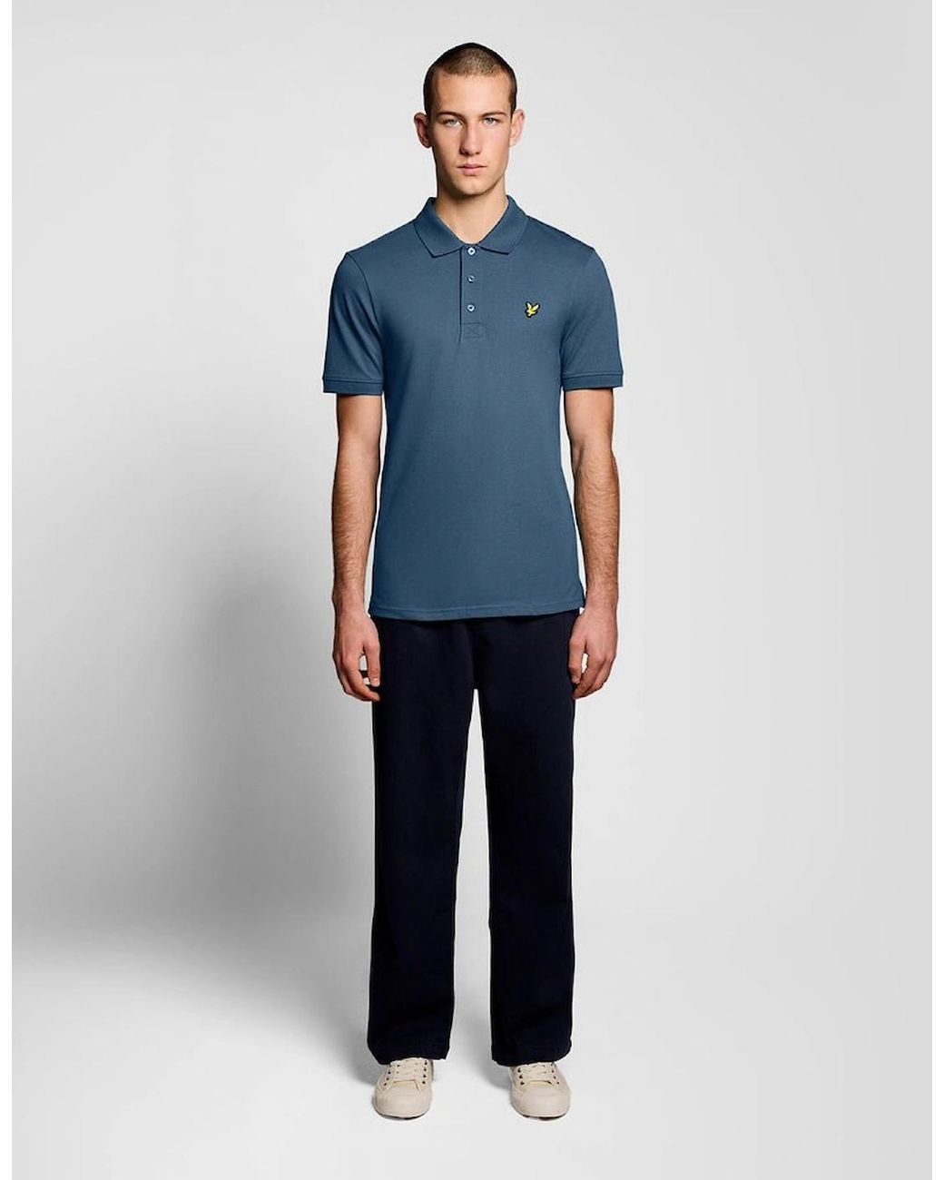 Lyle & Scott Blue Everyday Cotton Polo Shirt for men