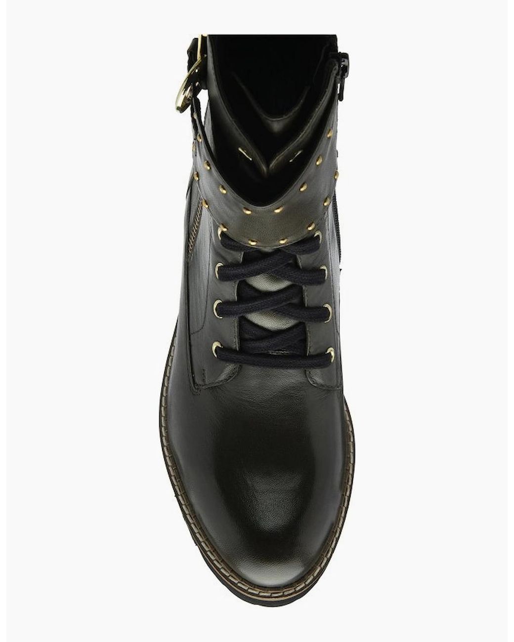 Lotus Black Foster Ankle Boots