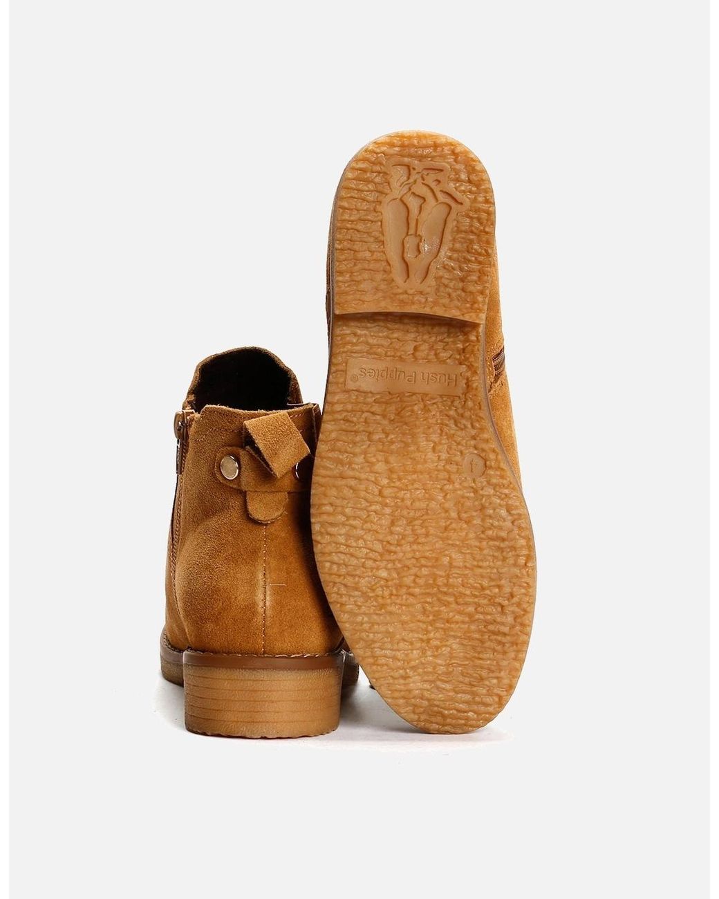 Hush Puppies Brown Maddy Wide Boot