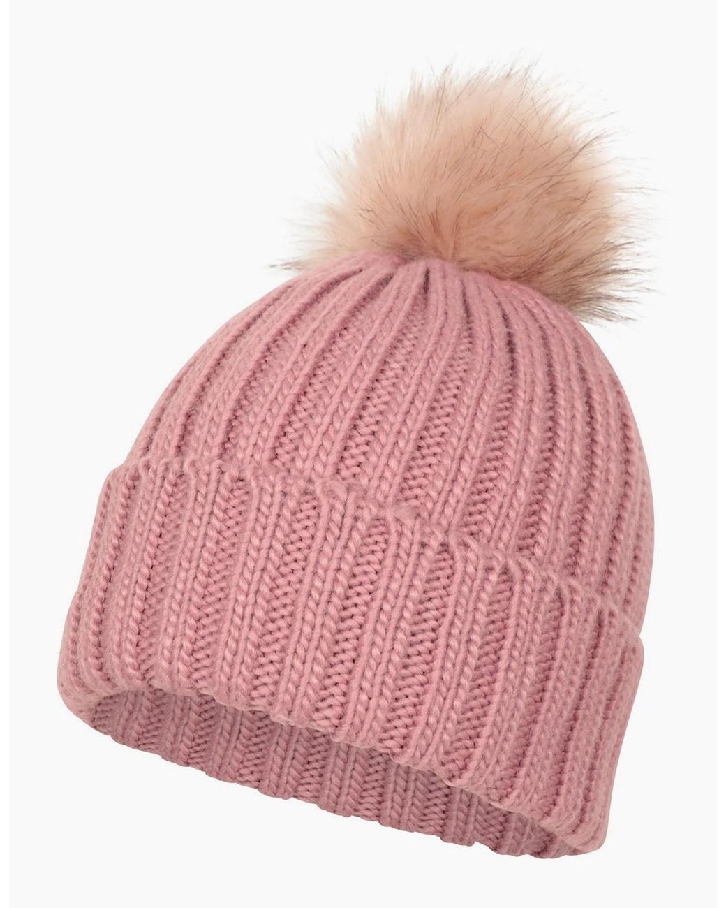Mountain Warehouse Pink Ladies Geneva Borg Lined Beanie