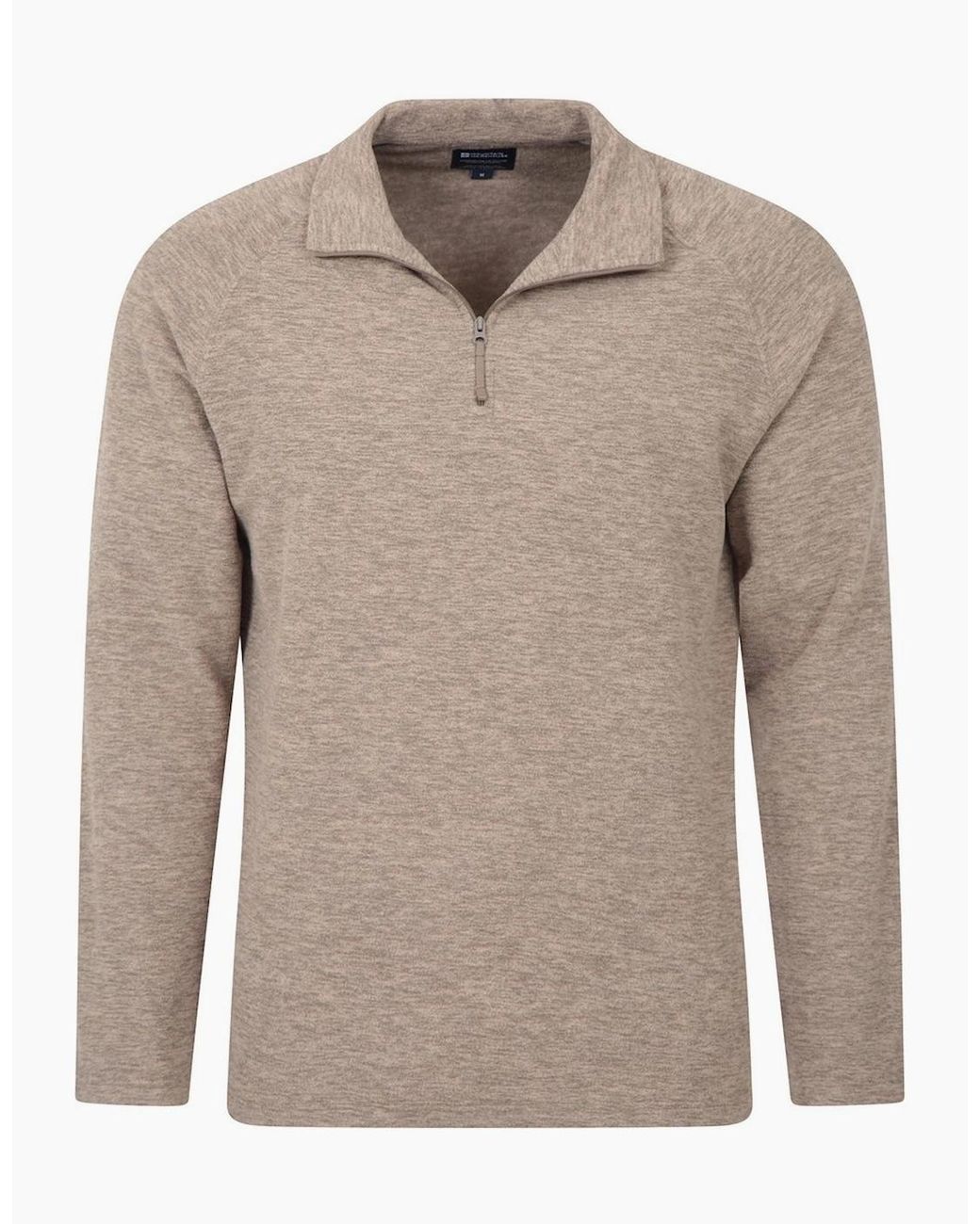 Mountain Warehouse Natural Snowdon Ii Fleece Top for men