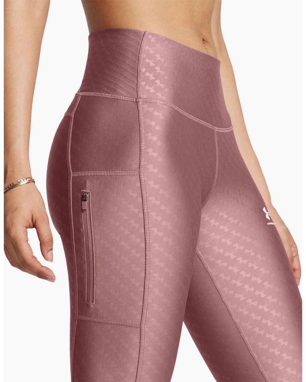 Under Armour Pink Emboss Legging
