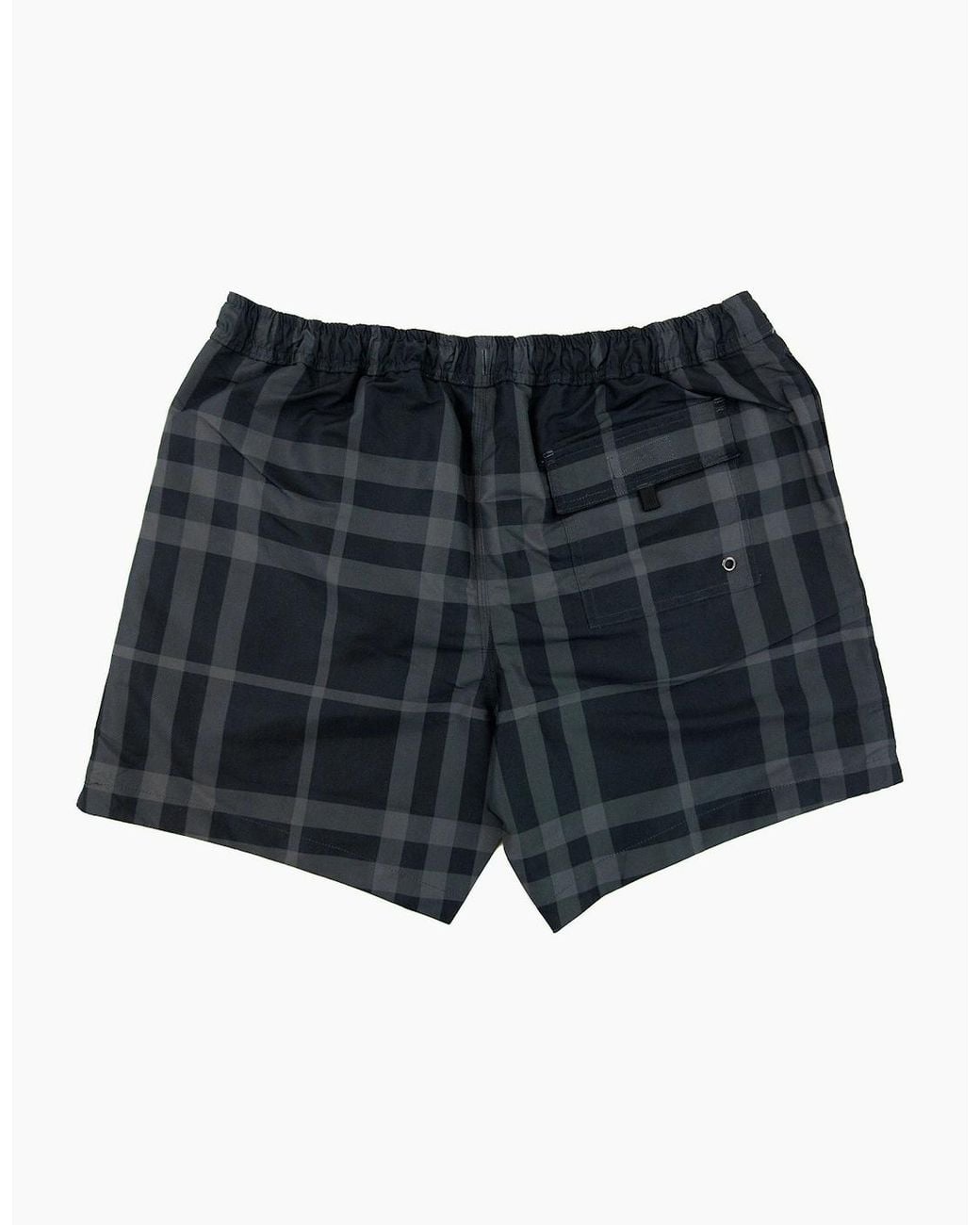 Burberry Blue Guildes Check Swim Short Carbon Ip Check for men