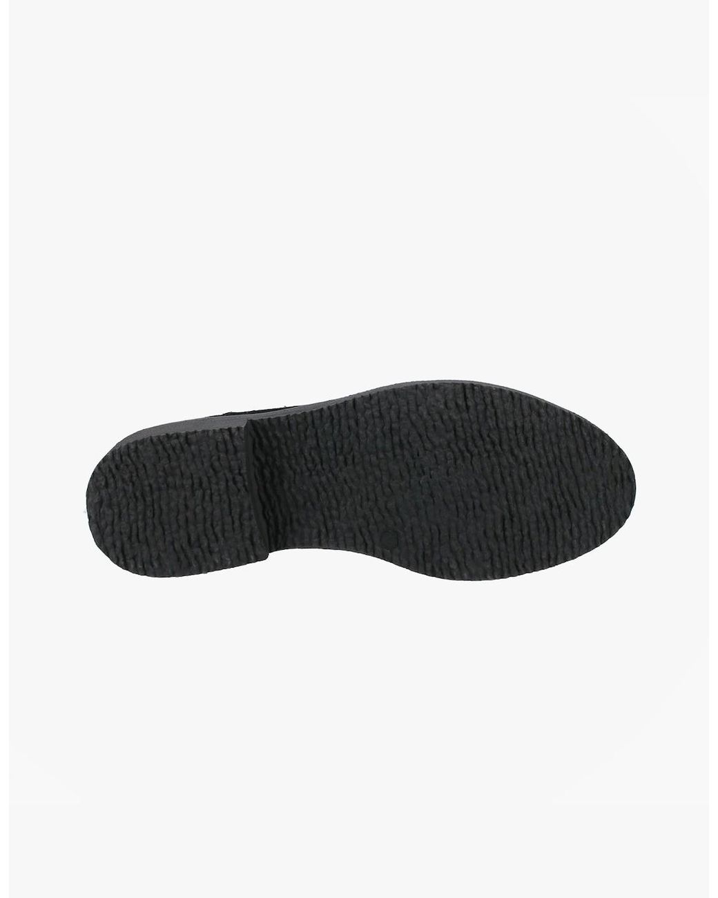 Hush Puppies Black Maddy Wide Leather Chelsea Boots