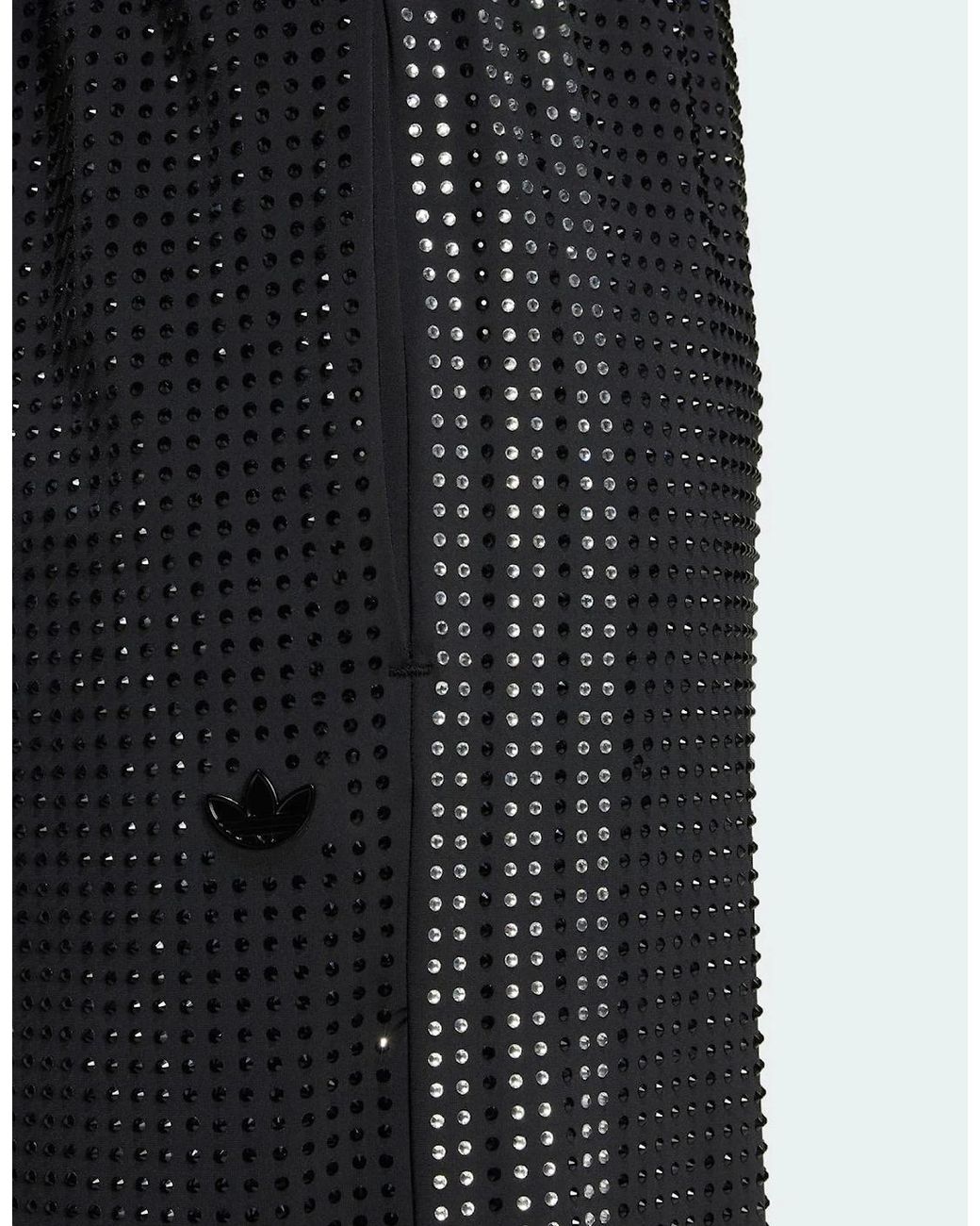 Adidas Black Originals Rhinestone Trackpants
