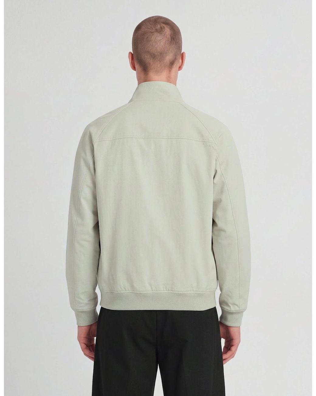 Lyle & Scott Natural Cotton Harrington Jacket for men