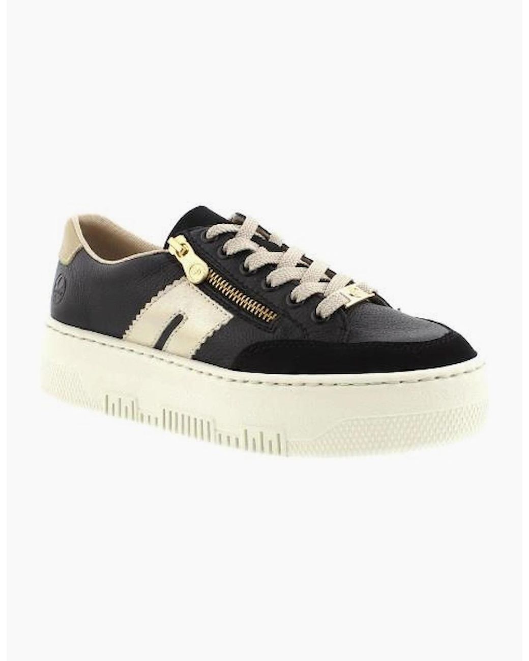 Rieker Black Ladies Sneakers M1912-00