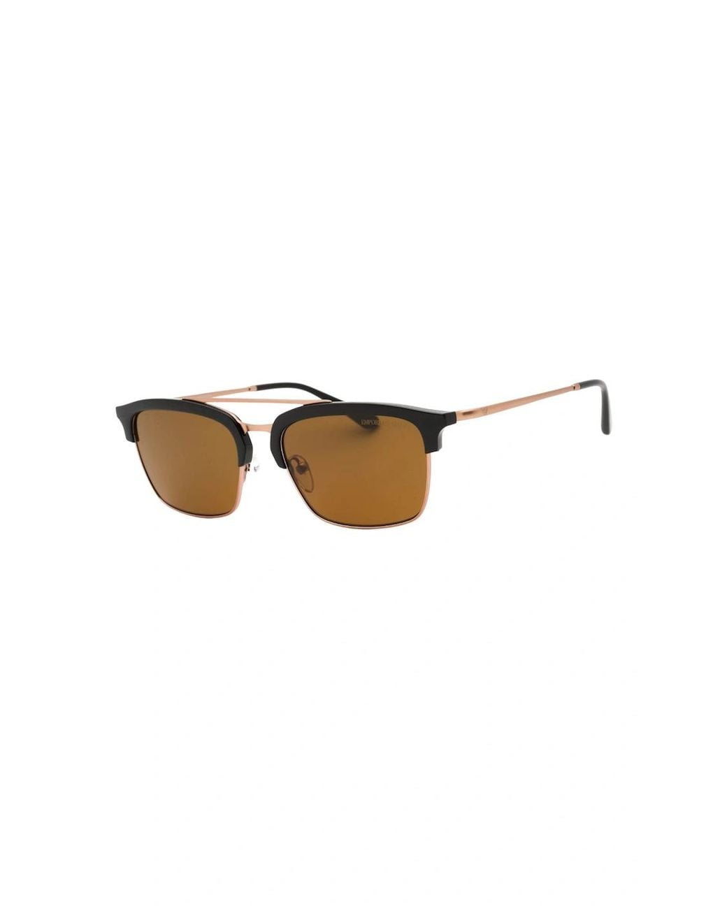 Emporio Armani Multicolor Shiny Frame Dark Lensed Sunglasses for men
