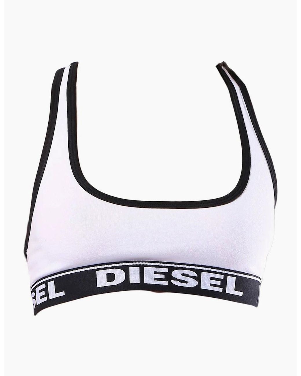 DIESEL White Miley Cotton Bralette