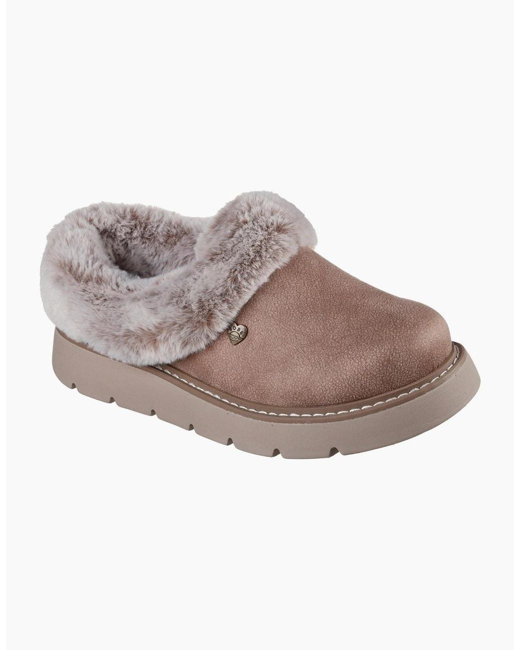 Skechers Gray Bob Keepsakes Lite Slip On Memory Foam Slipper