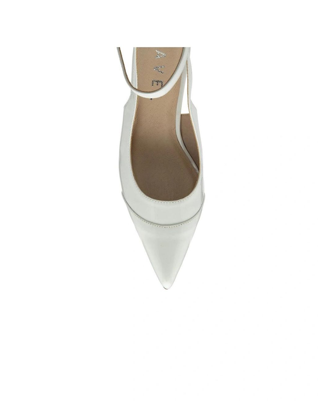 Ravel White Catrine Slingback Court Shoes
