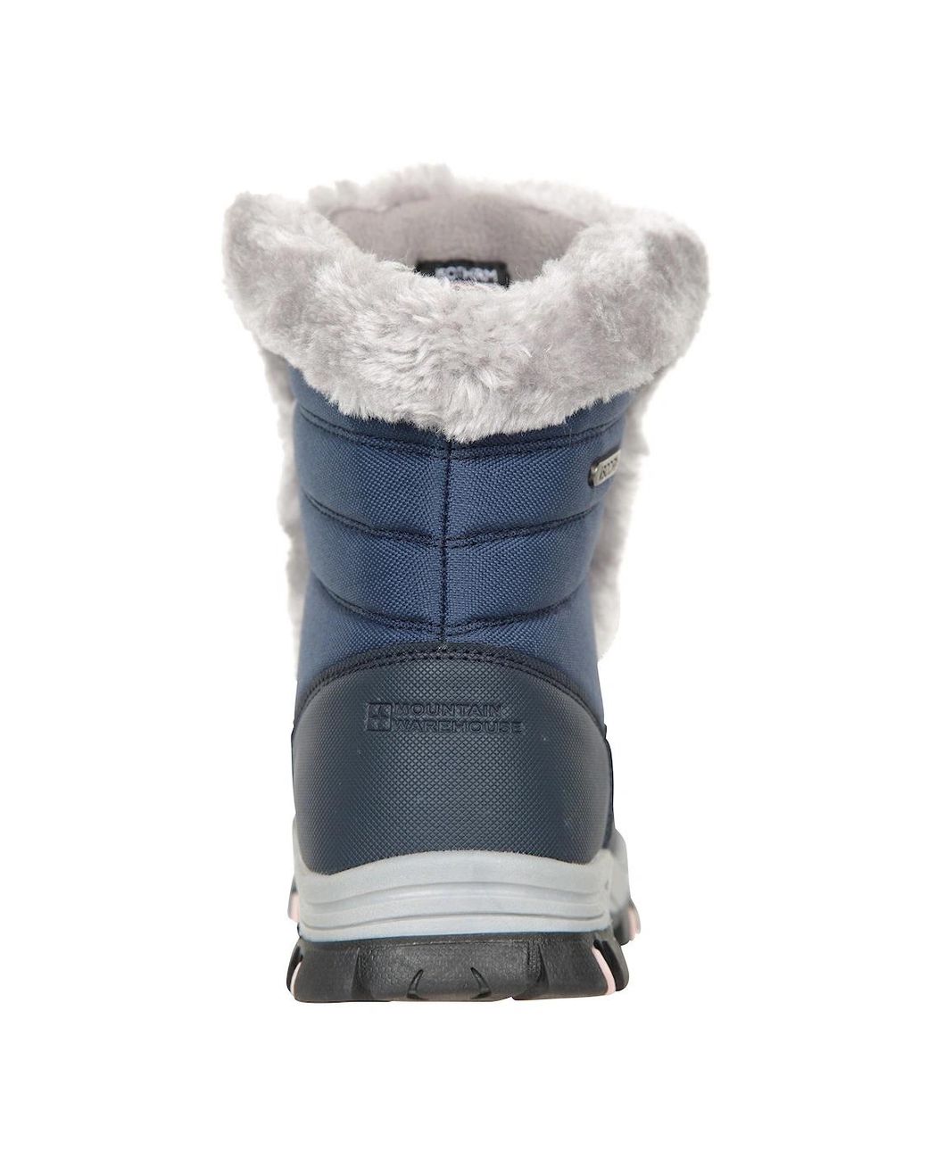 Mountain Warehouse Blue Ladies Ohio Thermal Short Shaft Snow Boots