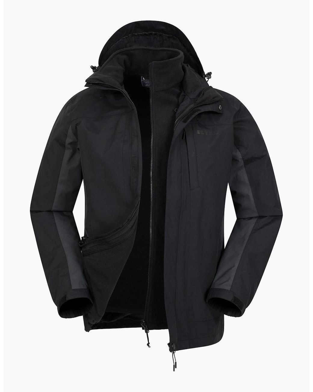 Mountain Warehouse Black Thunderstorm 3 for men