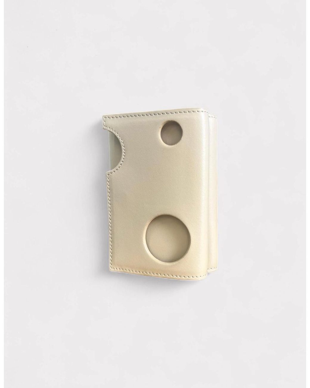 Off-White c/o Virgil Abloh Natural Burrow Mini Wallet Camel