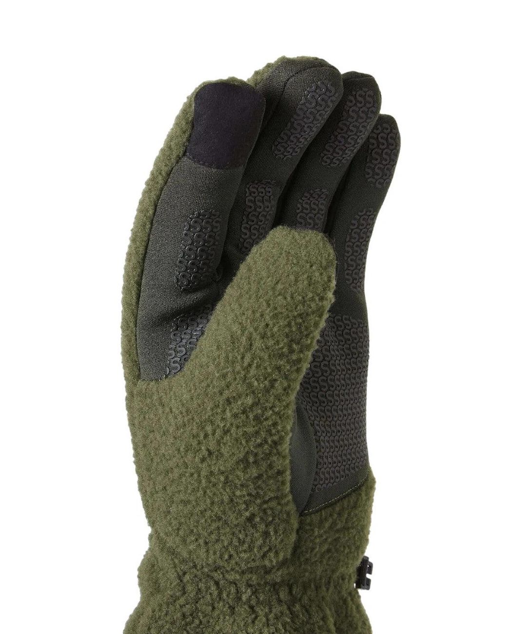 SealSkinz Green Hoveton Fleece Glove for men