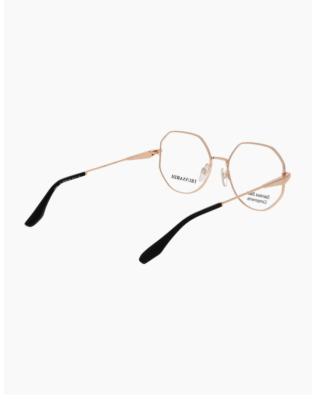 Trussardi Metallic Optical Frame Tsw1042 09A 53